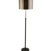 Column gulvlampe med metalskærm