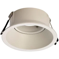Comfort indbygningslampe, rund, mat hvid