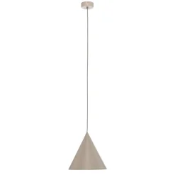 Cono pendel, enkeltlys, Ø 25 cm, beige