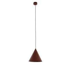 Cono pendel, enkelt lys, Ø 25 cm, teglrød