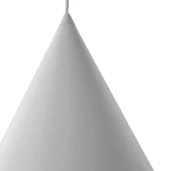 Cono pendel, hvid, Ø 25 cm, stål, enkelt lys