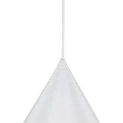 Cono pendel, hvid, Ø 25 cm, stål, enkelt lys