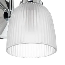 Cora LED-væglampe t. badev., glasskærm, 1 lyskilde