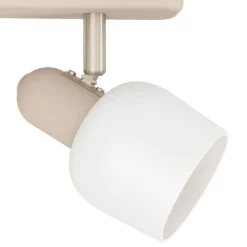 Corato loftspot, sand/nikkel/opal, 3 lyskilder.