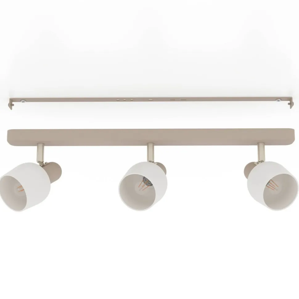 Corato loftspot, sand/nikkel/opal, 3 lyskilder.