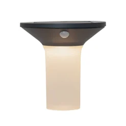 Corbezzola udendørs LED-væglampe, sort, sensor