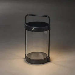 Crotone LED-solcellelygte, kan dæmpes, USB