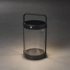 Crotone LED-solcellelygte, kan dæmpes, USB