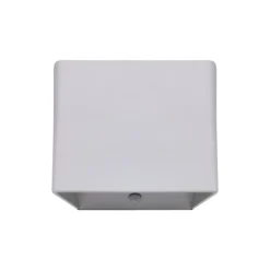Cube LED-væglampe, batteri, magnetisk, hvid