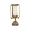 Cubic³ 3369 sokkellampe antik messing/opal