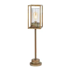 Cubic³ 3370 væglampe antik messing/klar