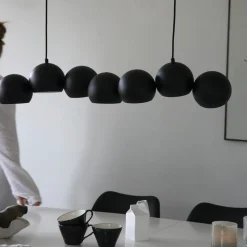 Cupolo hængelampe, sort, jern, længde 101 cm, 7 lyskilder