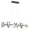 Curls LED-hængelampe, sort, metal, 99 cm lang, dæmpbar