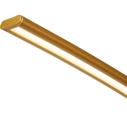 Curve buelampe, mat guld, 2700 K, højde 192, dæmpbar