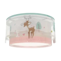 Dalber børneloftslampe Loving Deer, hjortemotiv