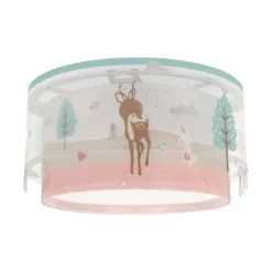 Dalber børneloftslampe Loving Deer, hjortemotiv