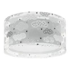 Dalber Cloud Grey loftslampe, Ø 33 cm, grå
