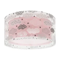 Dalber Cloud Pink loftslampe, Ø 33 cm, rosa