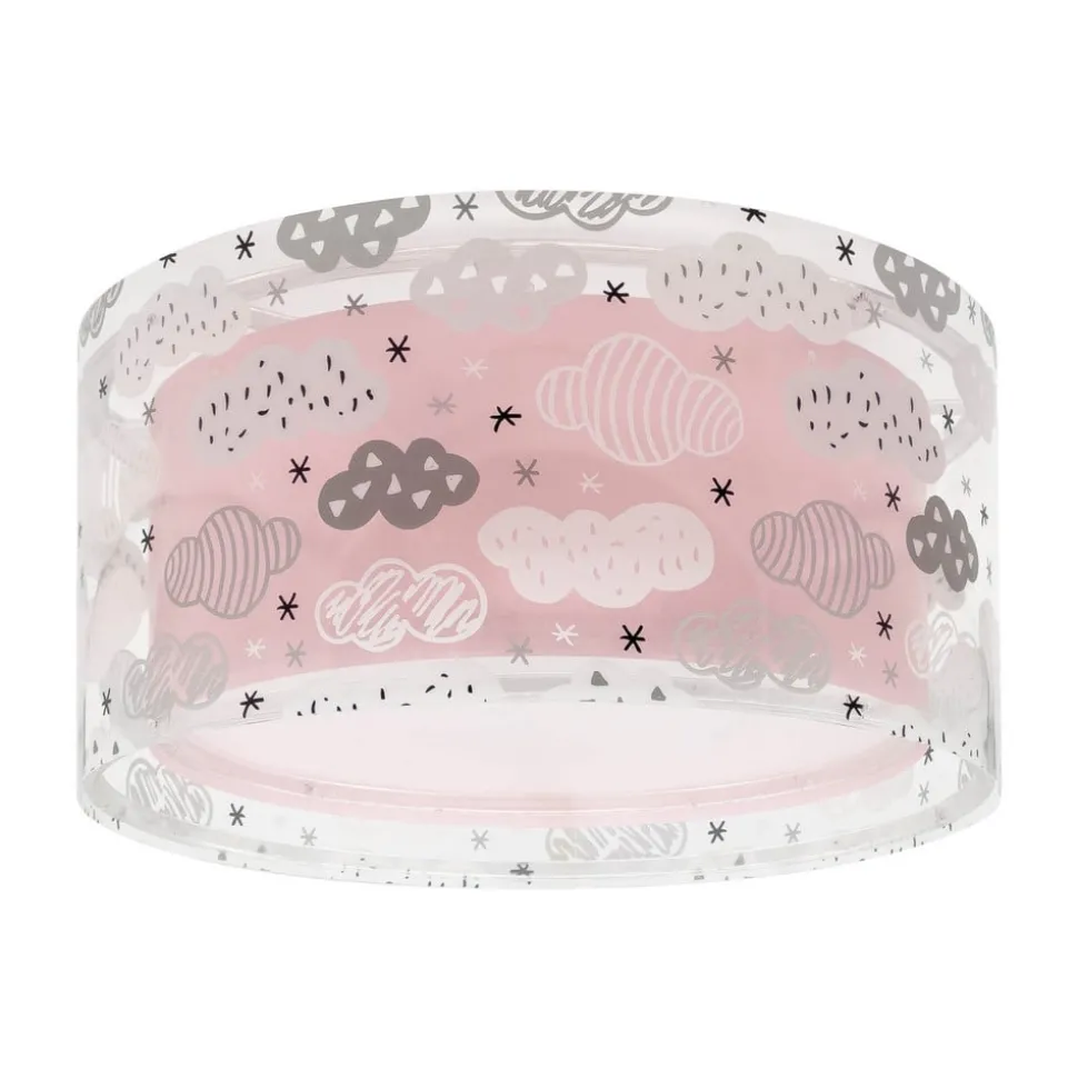 Dalber Cloud Pink loftslampe, Ø 33 cm, rosa