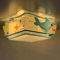 Dalber Little Shark loftlampe, havmotiv 1 lyskilde