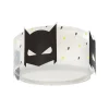Dalber loftlampe Dark Hero, hvid/sort, Ø 33 cm
