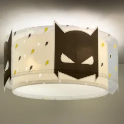 Dalber loftlampe Dark Hero, hvid/sort, Ø 33 cm