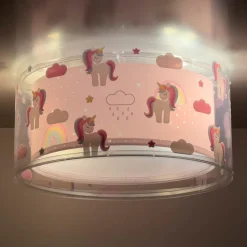 Dalber Unicorns loftlampe enhjørningmotiv, 1 lk