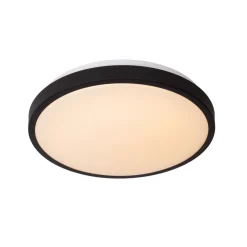 Dasher LED loftlampe, sort, Ø 34,8 cm, 2700 K, IP44