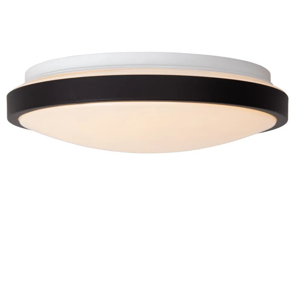 Dasher LED loftlampe, sort, Ø 29,3 cm, 2700 K, IP44