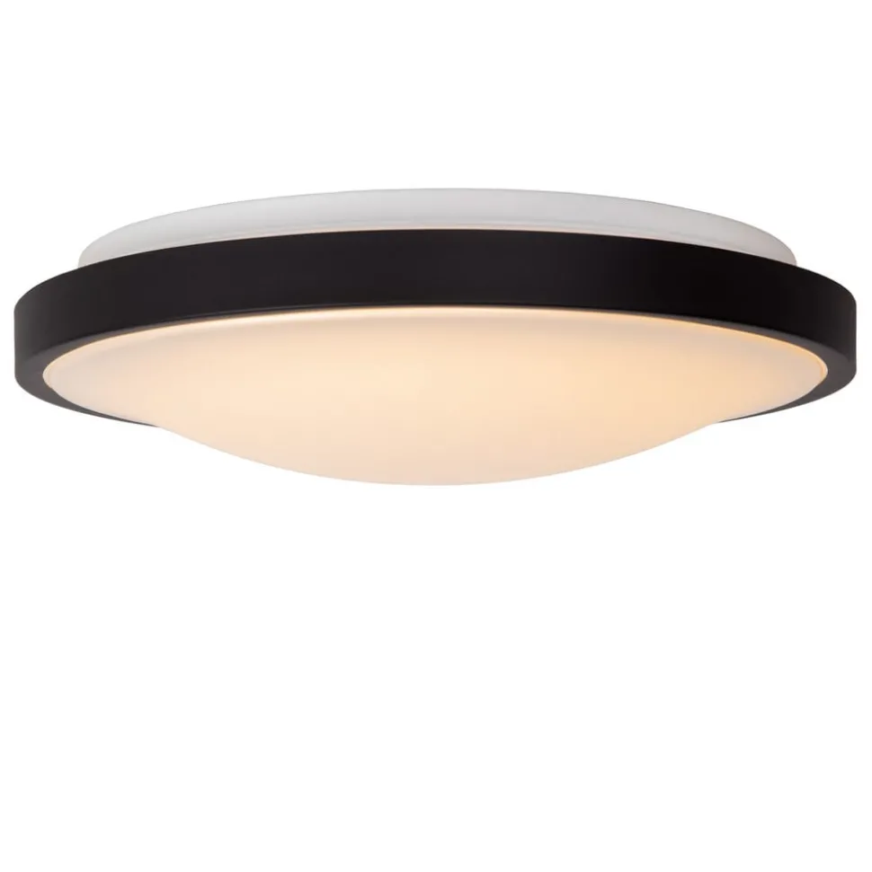 Dasher LED loftlampe, sort, Ø 41 cm, 2700 K, IP44