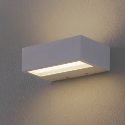 Decor Walther Box LED-væglampe hvid 2700 K 15 cm