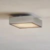 Decor Walther Cut LED-loftlampe, krom, 18x18 cm