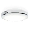 Decor Walther Glow LED-loftlampe, krom, Ø28 cm