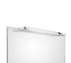 Decor Walther Slim 1 LED-spejllampe, krom 60cm