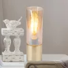 Dekorativ bordlampe Annika i messing