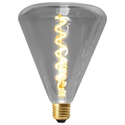 Dilly LED-pære E27 4W 2200K, kan dæmpes, gråtonet