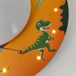 Dinos loftlampe med LED-stjernehimmel