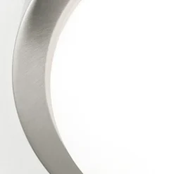 Diskret MINEA loftlampe Ø 32 cm i nikkel