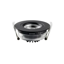 DL6809 LED-downlight, rundt, sort