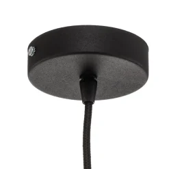 Dorina hængelampe, grøn/guld Ø 50cm