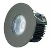 DOTLUX MULTIsun LED indbygningslampe rund antracit