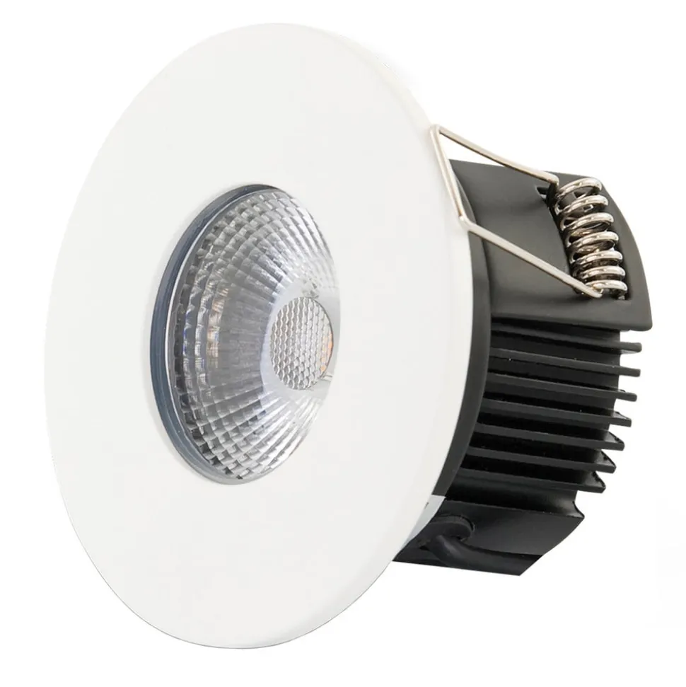 DOTLUX MULTIsun LED indbygningslampe rund mat hvid