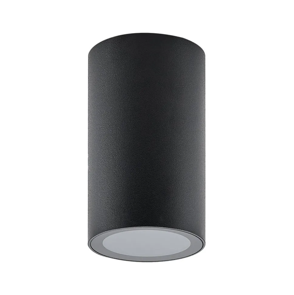 Downlight CAN, sort, IP44, Ø 6 cm, metal, GU10