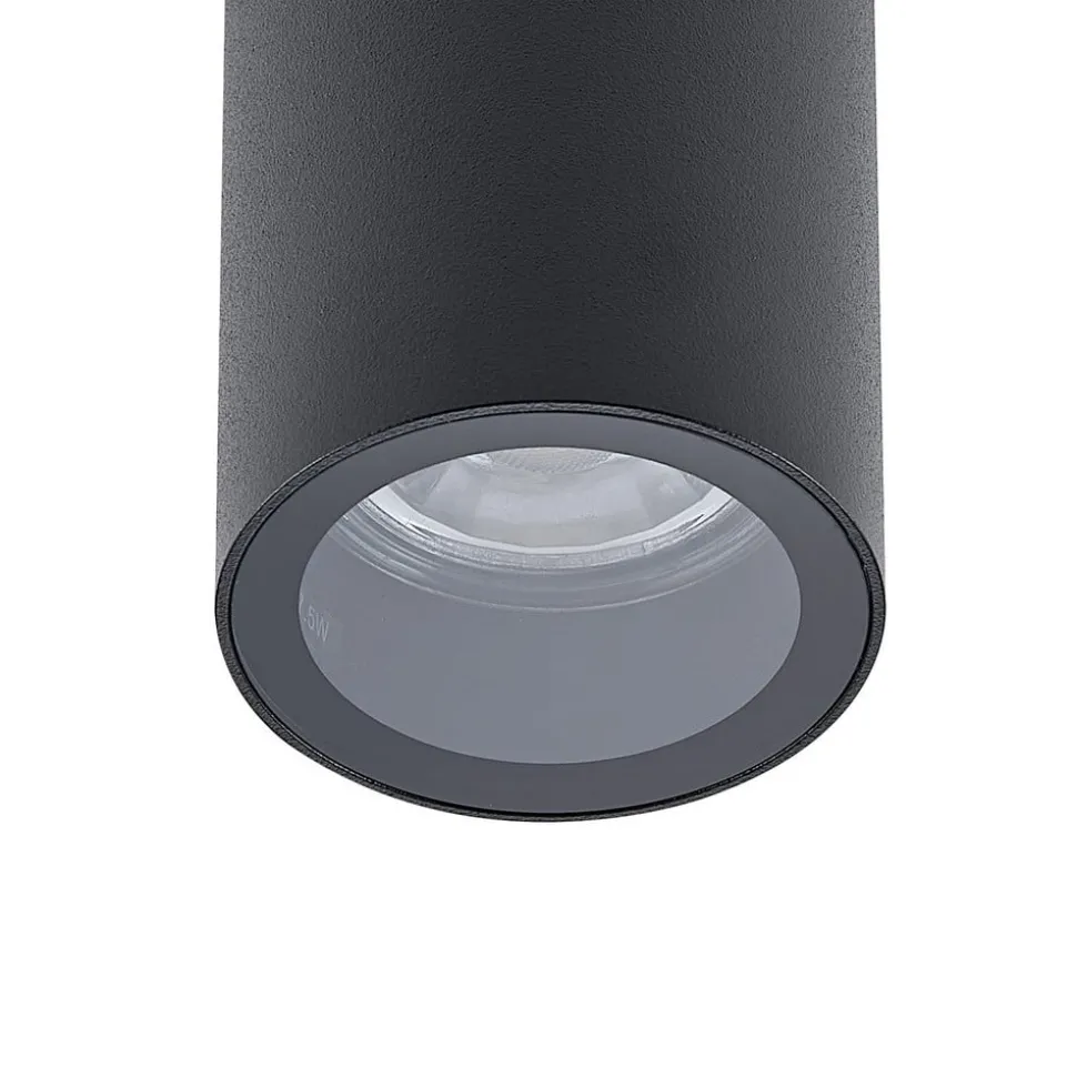 Downlight CAN, sort, IP44, Ø 6 cm, metal, GU10