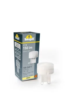 Downlight Livia Ø 6 cm sort/frostet kunstharpiks G9 4,000K
