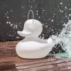 DUCK-DUCK S udendørs LED-designerlampe, hvid