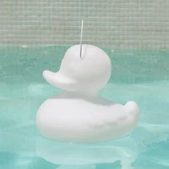 DUCK-DUCK S udendørs LED-designerlampe, hvid