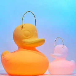 DUCK-DUCK S udendørs LED-designerlampe, hvid