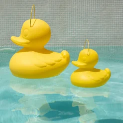 DUCK-DUCK S udendørs LED-designerlampe, gul