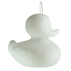 DUCK-DUCK XL udendørs LED-designerlampe, hvid